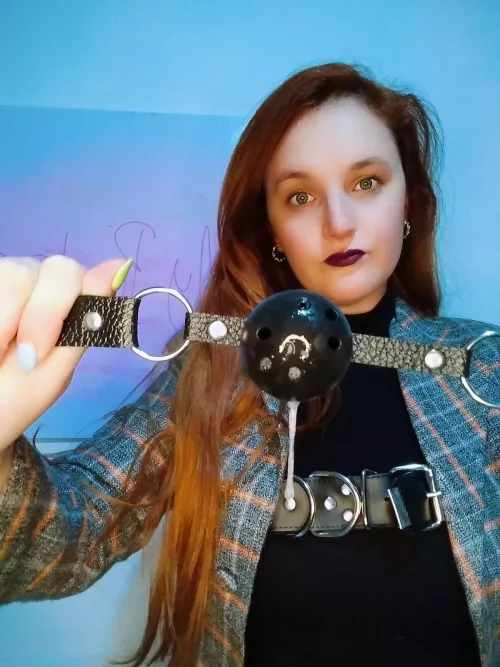 Do you want your mouth to be the one that leaves the floor full of drool when I remove your gag?