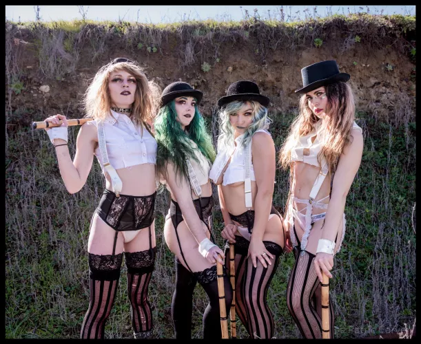 Droogs from A Clockwork Orange by The Molotov Moxies