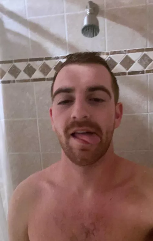 I need a shower buddy! Any volunteers? 😜