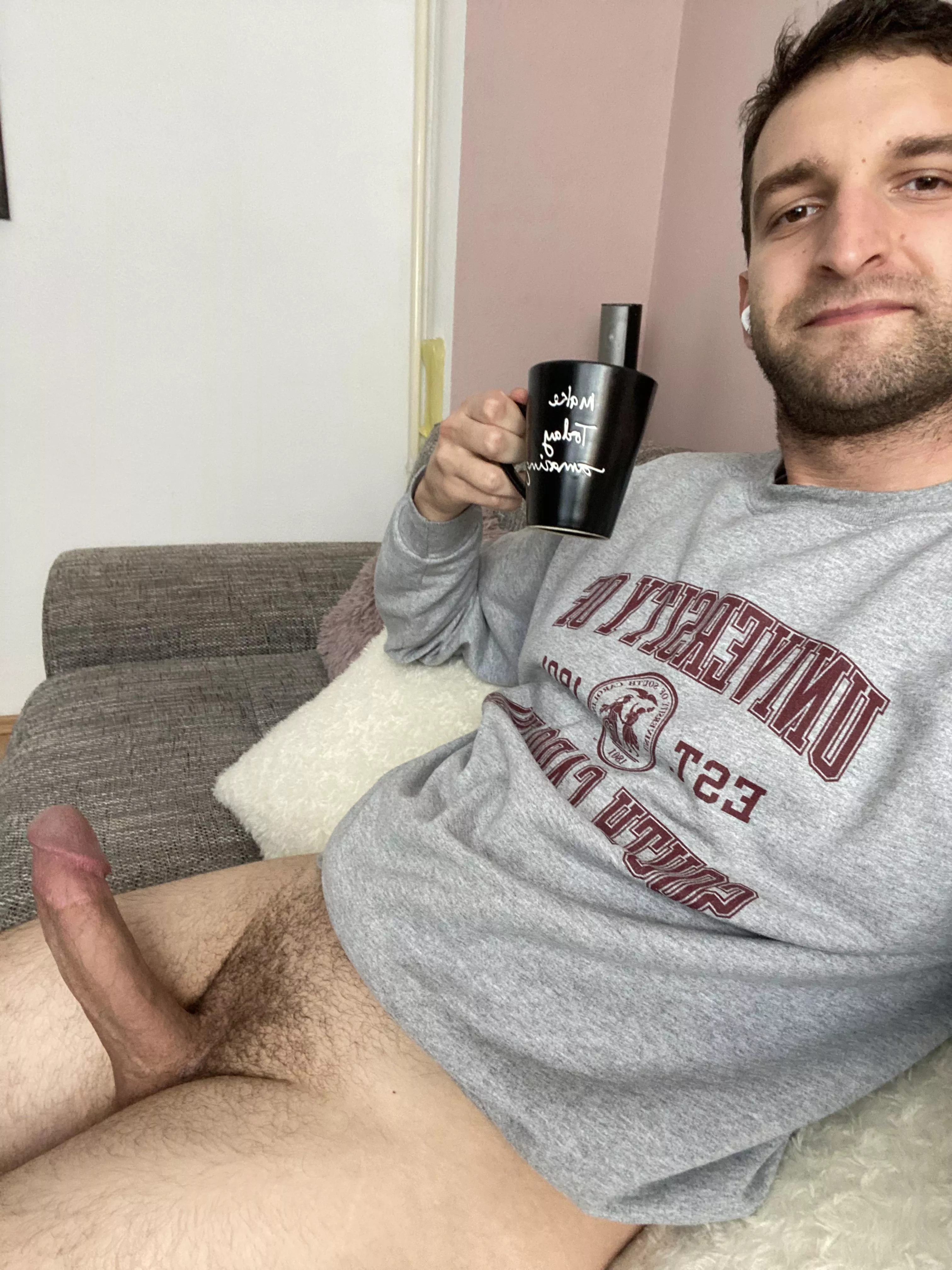 No mistake this time - underwear off! 😁