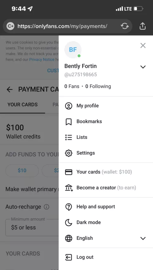 Onlyfans 100$ Wallet Loaded Account Available At Cheap 🔥
