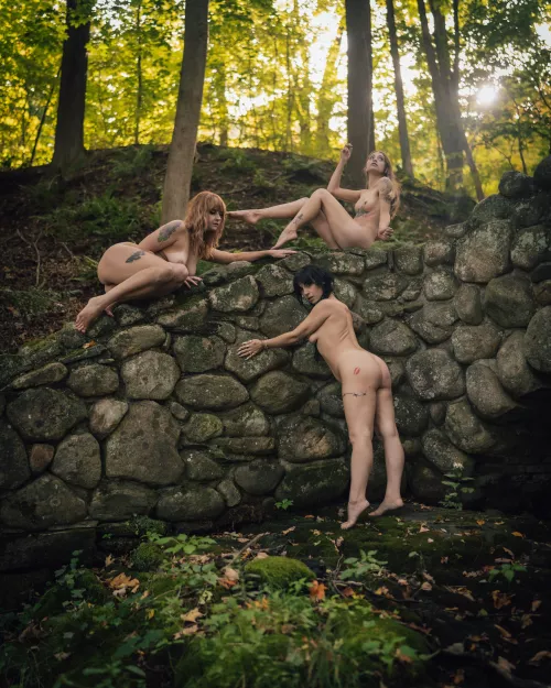 POV you stumble across 3 hippies in the woods