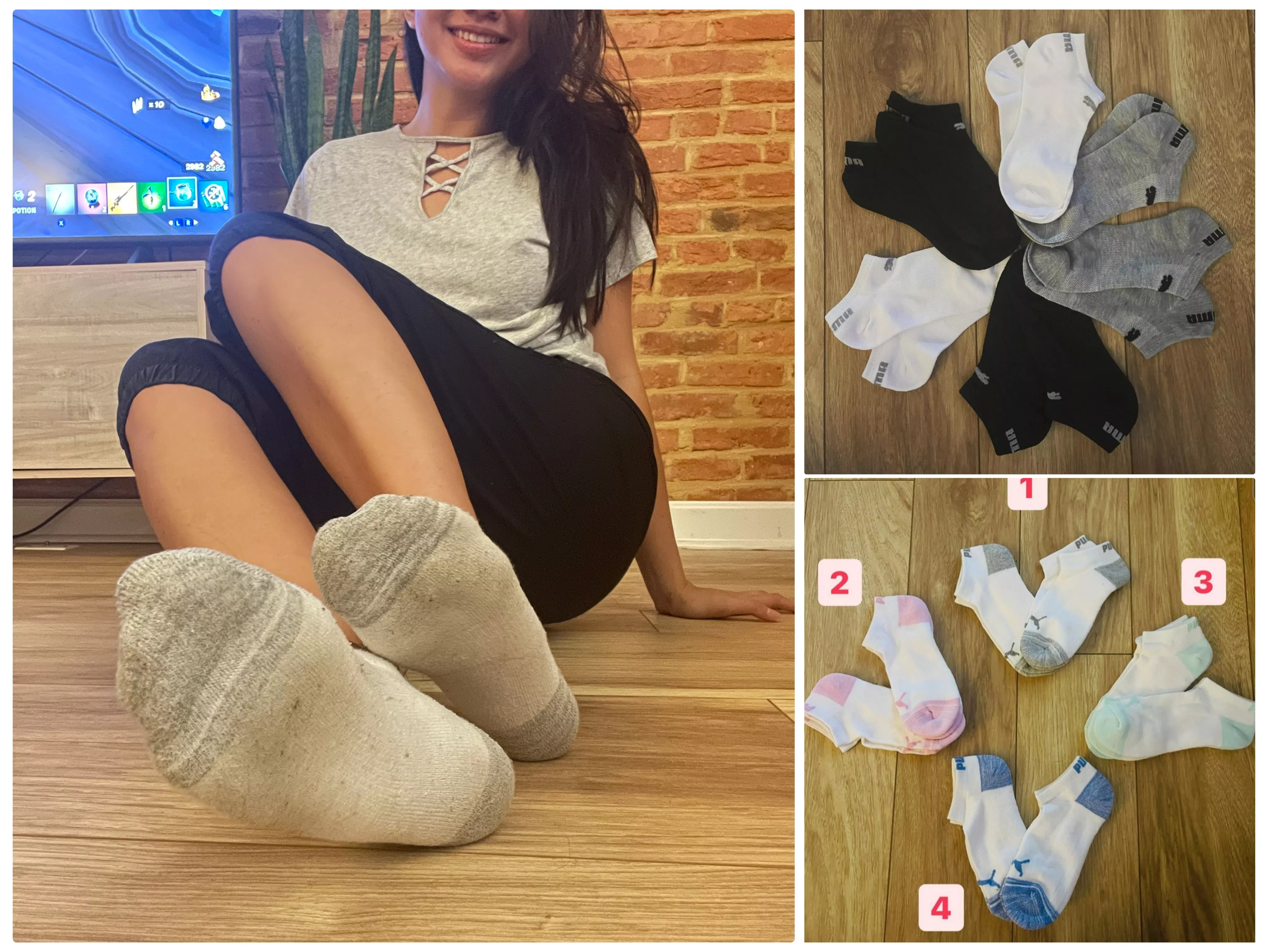 [Selling][US] Who is interested in sniffing my used socks? Got them very smelly 💜