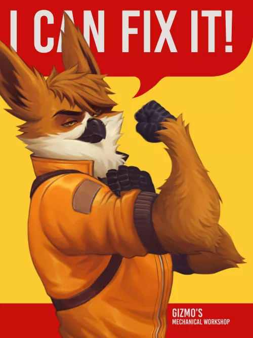 The best mechanic in town! | Art by me: @wao_art on twitter