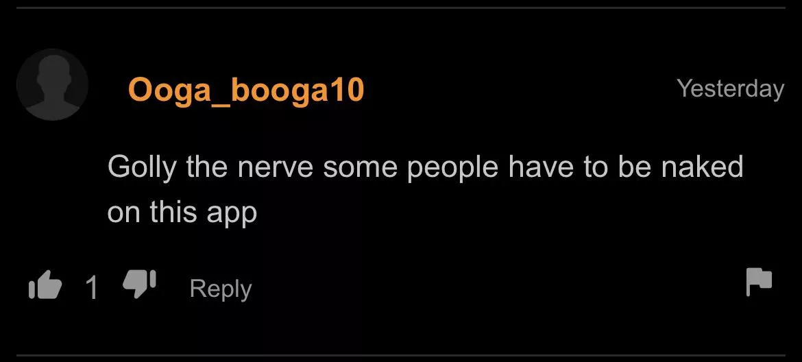 The nerve!