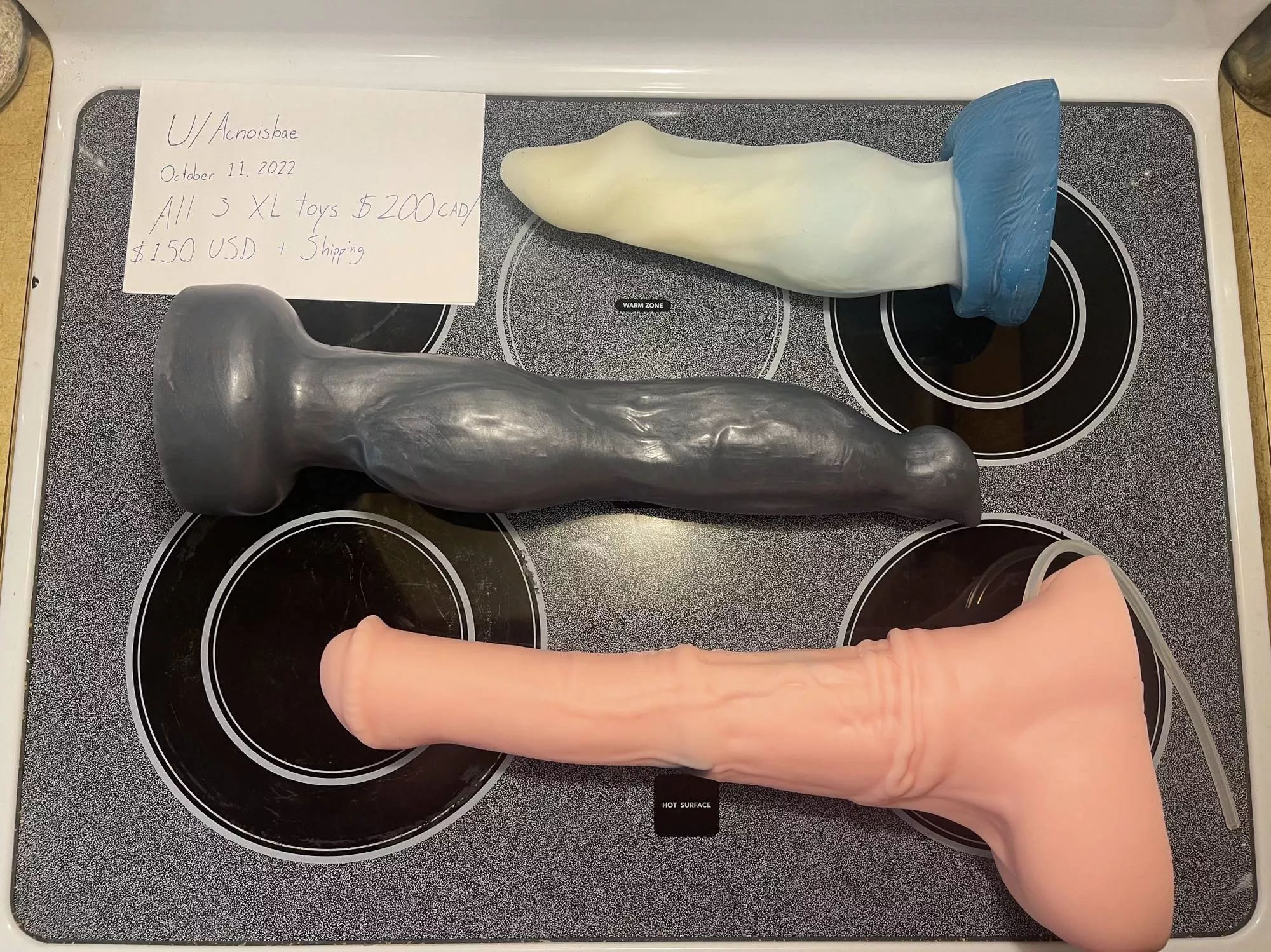 (WTS)(Canada/USA) XL Chance Unflared w/CT Soft, XL David w/SC Soft, and Sinnovator XL Cerberus Medium/Soft firmness (WTS)(Canada/USA) XL Chance Unflared w/CT Soft, XL David w/SC Soft, and Sinnovator XL Cerberus Medium/Soft firmness