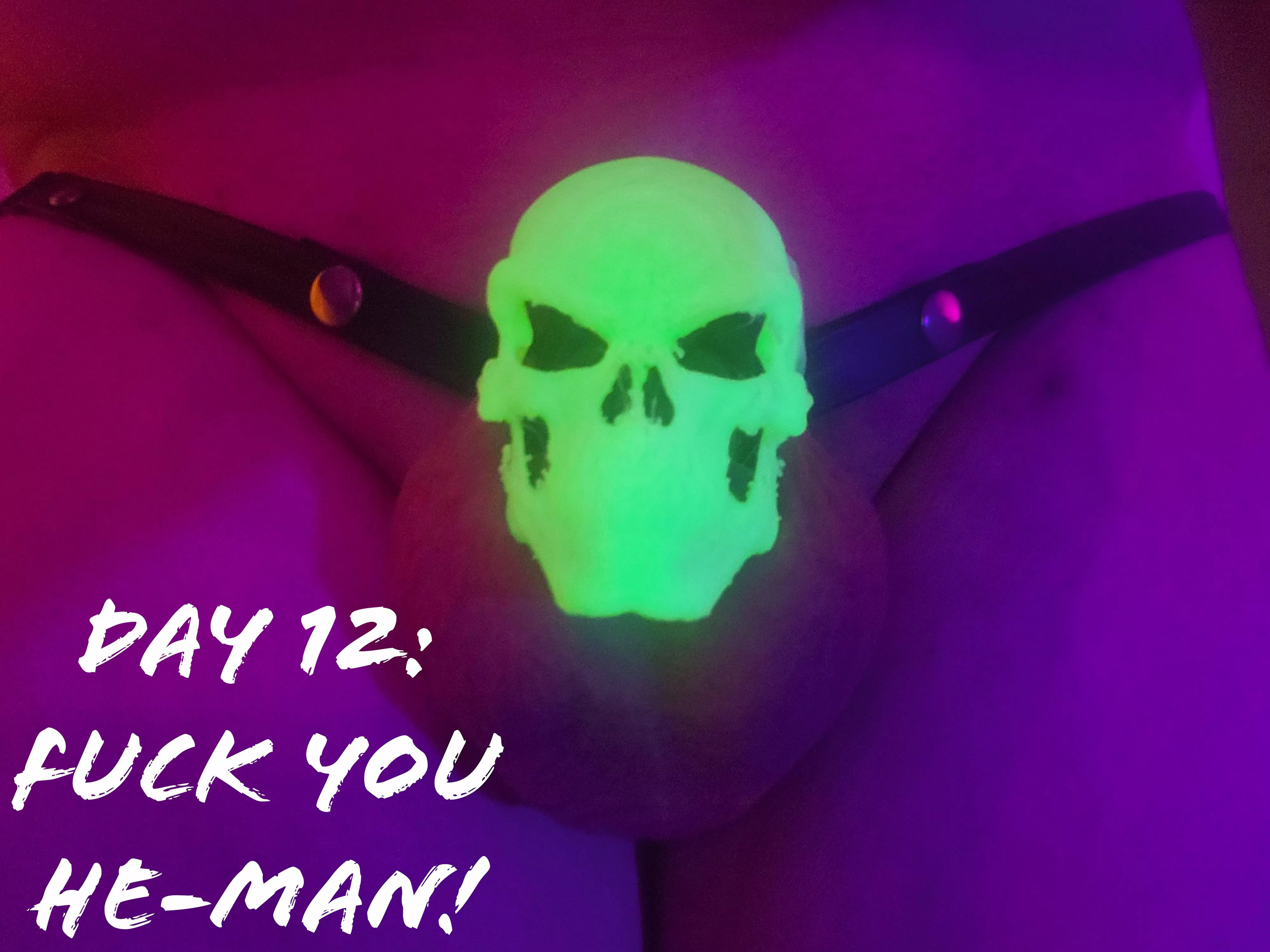 Day 12: skull cage cap