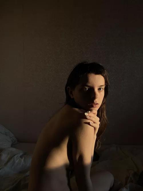 golden hour self portrait ☀️