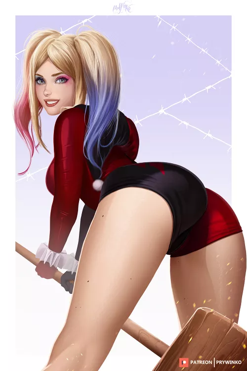 Harley Quinn Looking Back Booty ( Prywinko) [DC]