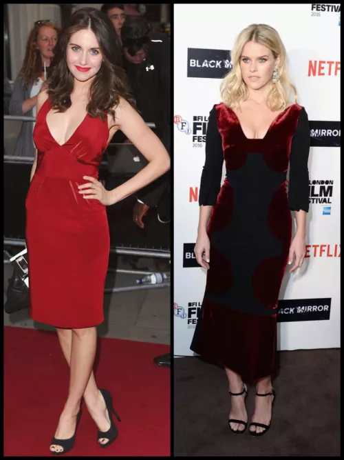 Hey, I woke up so horny for Alison Brie and Alice Eve and now I really need a bud to drain me as one of them.