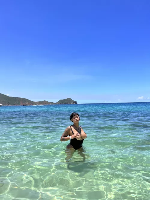 my biggest fantasy is to fuck on a caribbean beach, and yours?