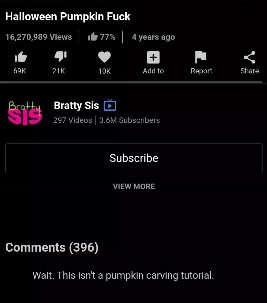 Pumpkin fuck