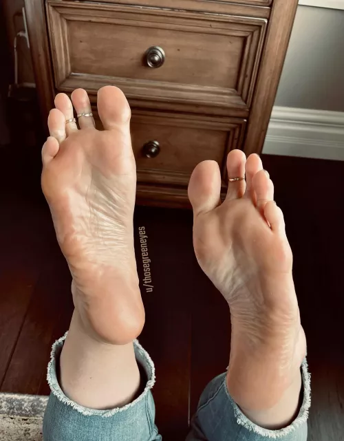 Soles up