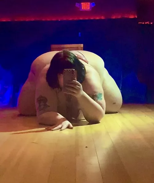 you can see it from the front (; i got the double wide