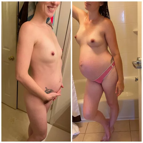 1st trimester Vs 3rd trimester…