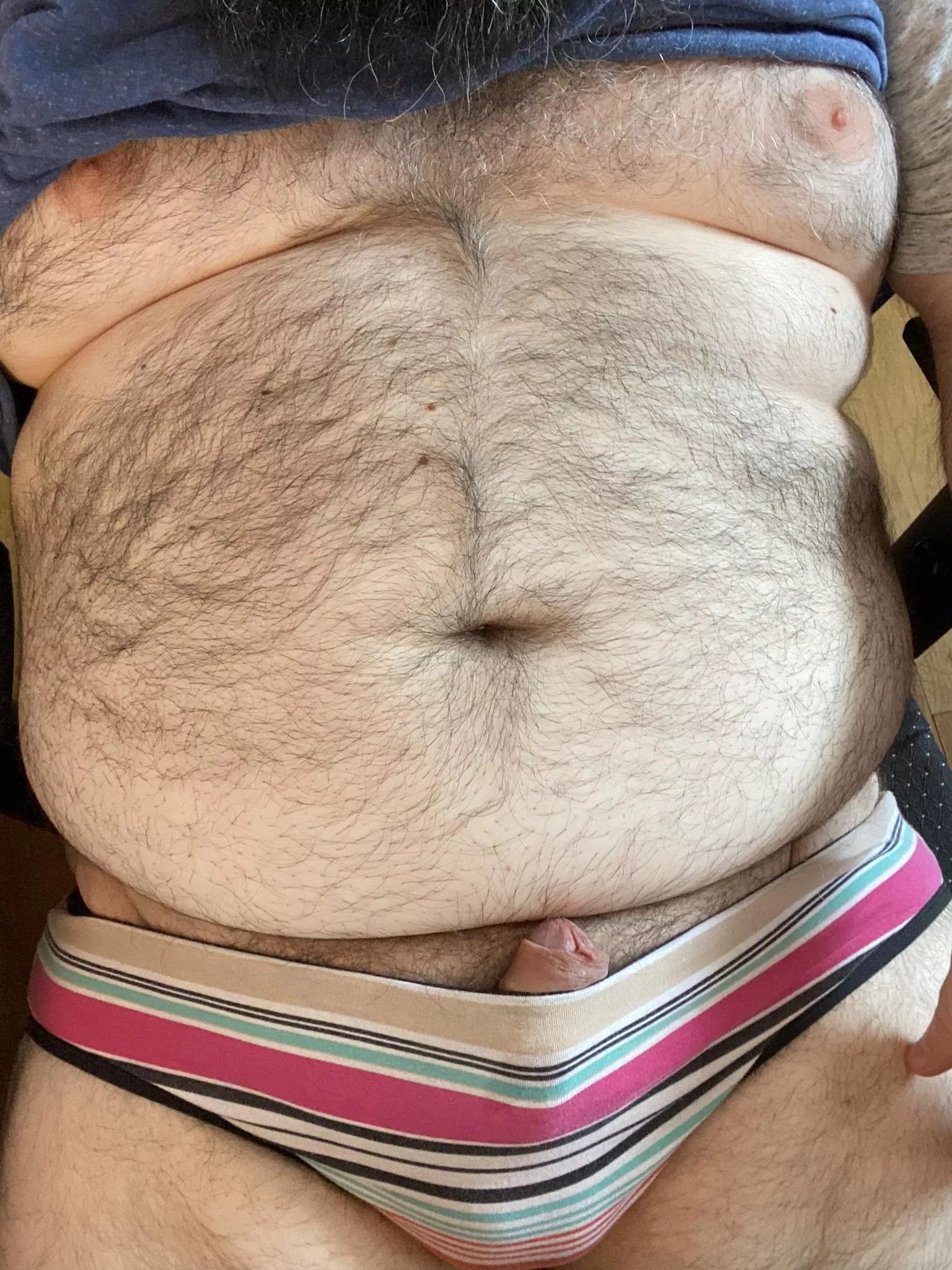 39 mwm submissive bottom bear that likes to wear my wife’s panties when submitting to men…
