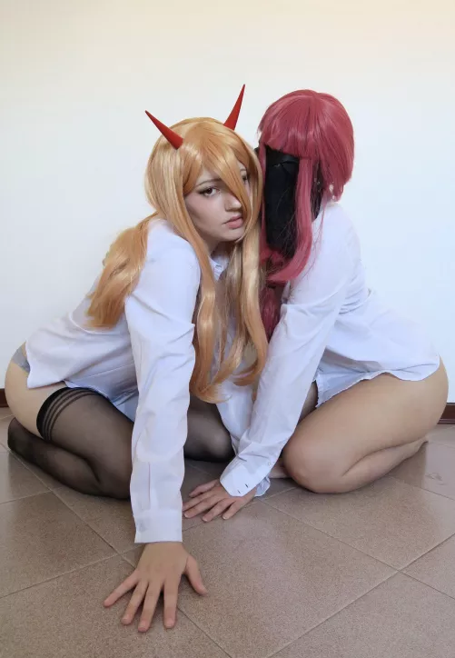 Power and Makima [from Chainsaw man] (by ichig0.xoxo & miranori)