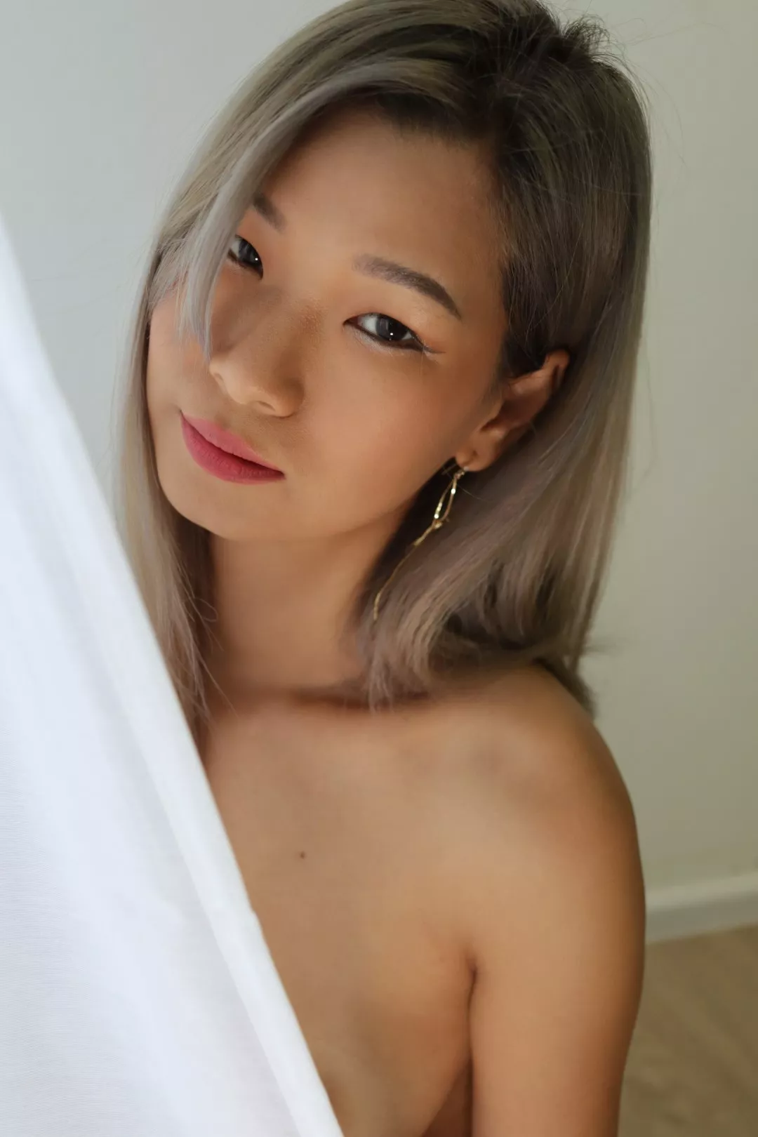 Shy girl