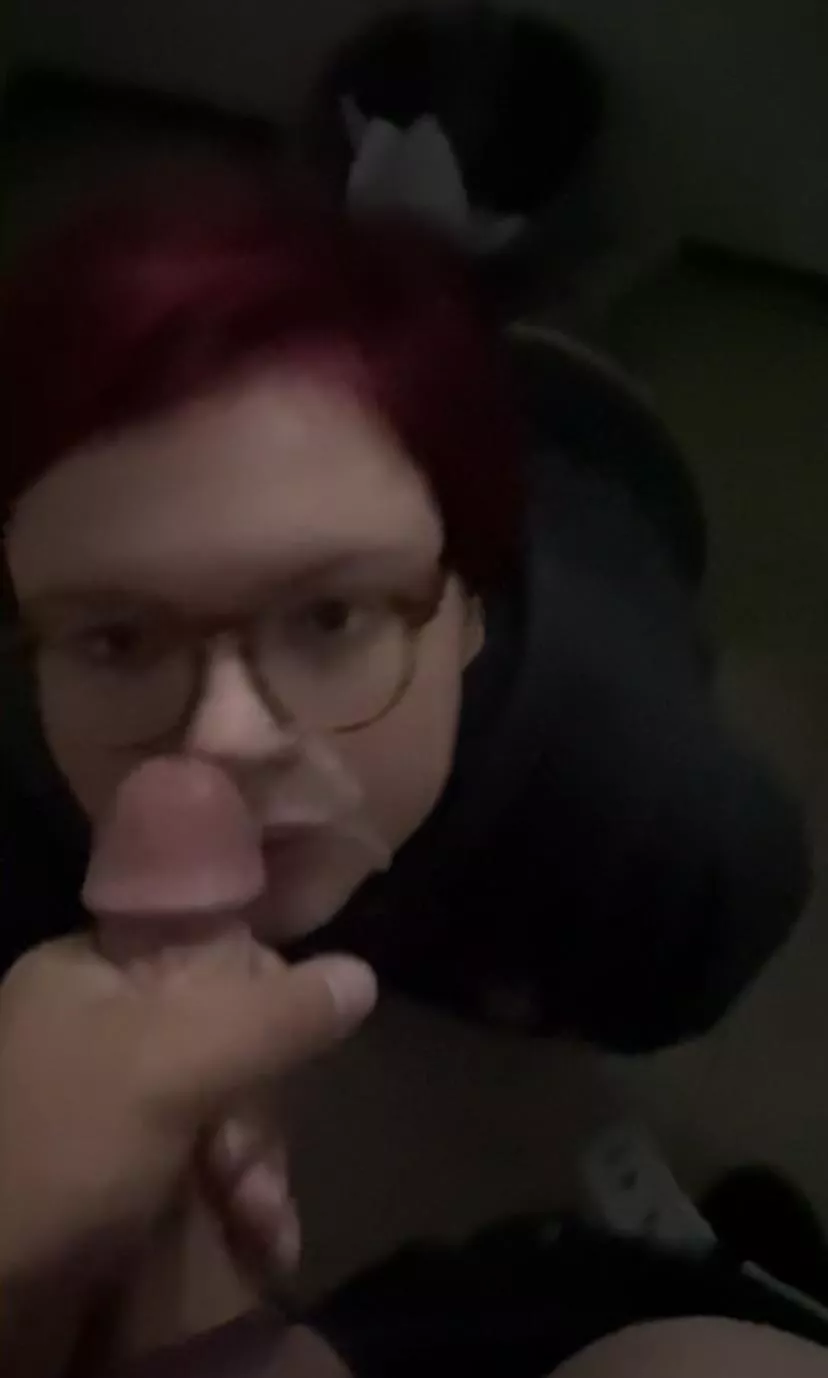 Slut with glasses
