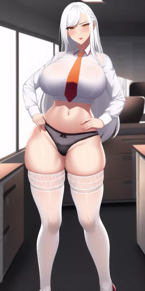 Underdressed Office Lady [NovelAI]