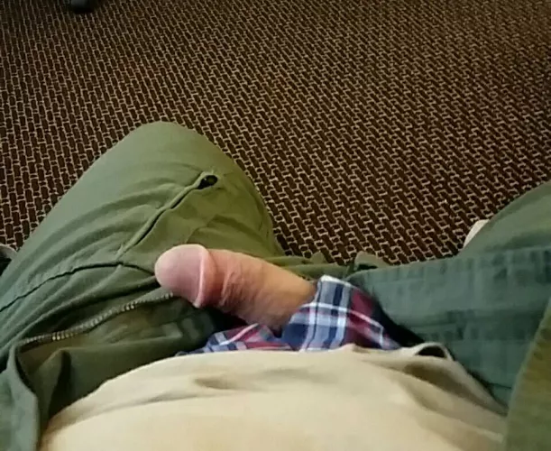 Do any Air Force guys relax like this at the end of the day?