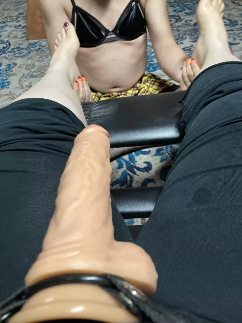 Last night princess come over to hang out.