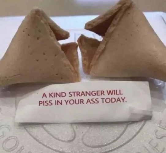 My fortune cookie wants me to have a good day 😍