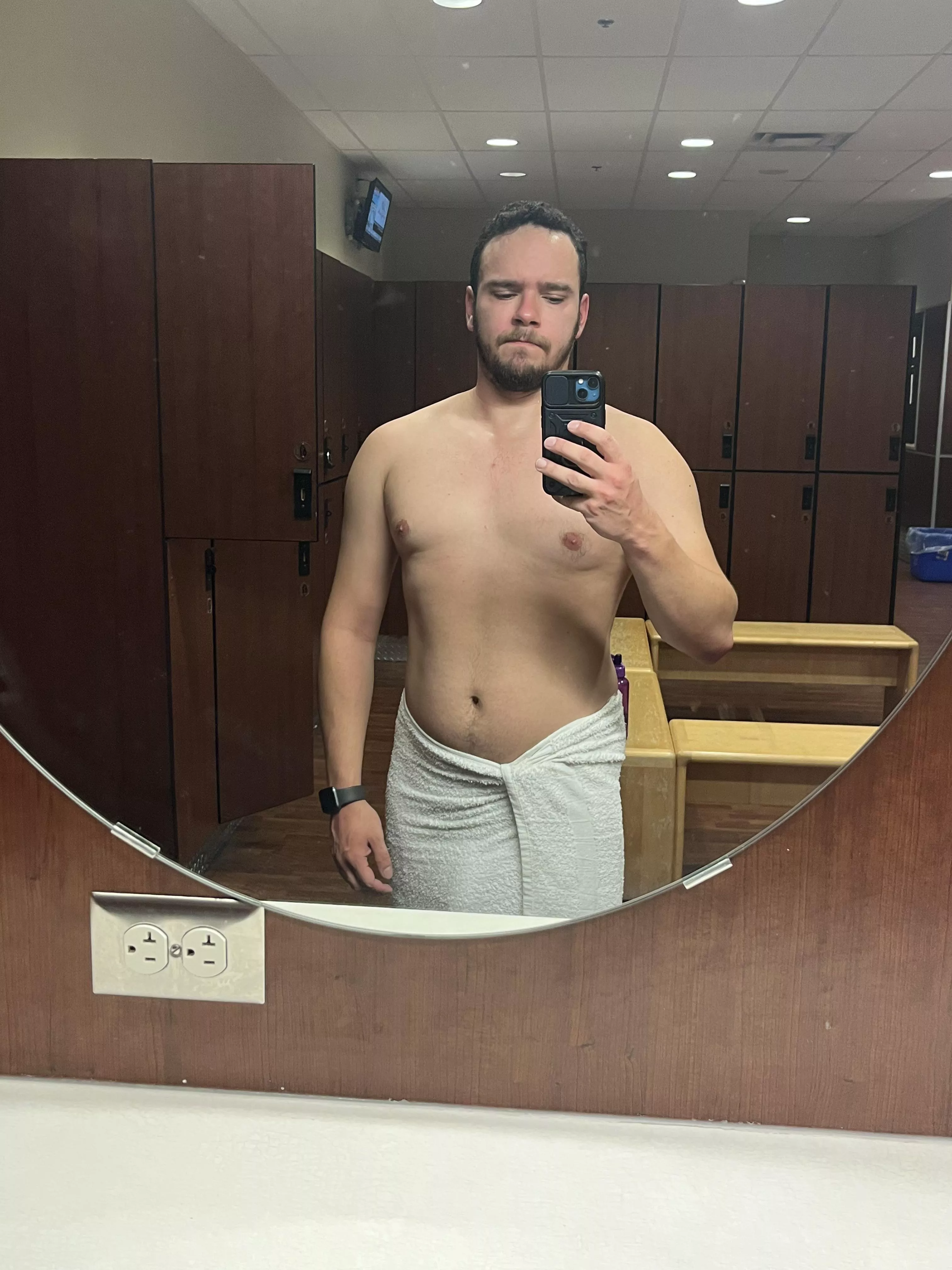 Pretty excited that my chest and arms are starting to get bigger. Working out definitely helps improve mental health! Pretty excited that my chest and arms are starting to get bigger. Working out definitely helps improve mental health!