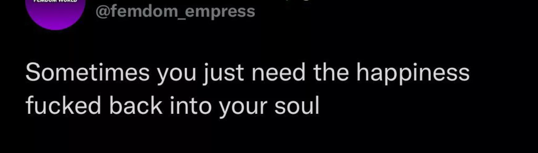 wish y'll goodluck in your constant search for happiness 😌