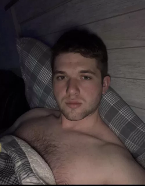 22 years old here. Just a little sneak peek of my chest hair 😅