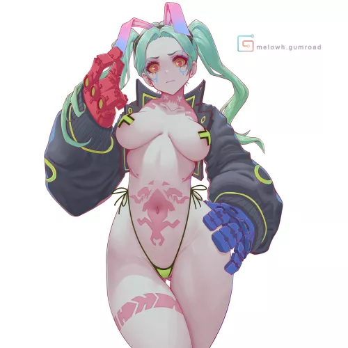 Bunnygirl Rebecca in a bikini