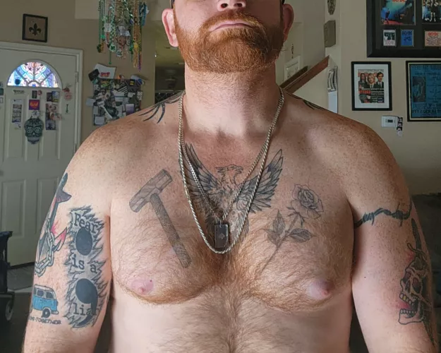 Gotta little salt mixed in with my ginger beard.