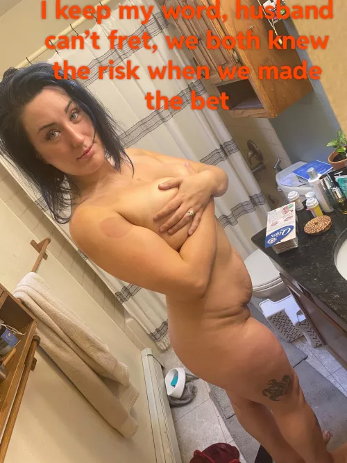 I’m done with my shower, I’m ready to pay, just like in the deal I’ll do what you say