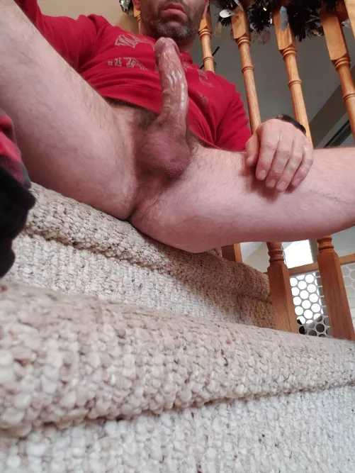 Meet me at the front door and do it on the stairs. (42)