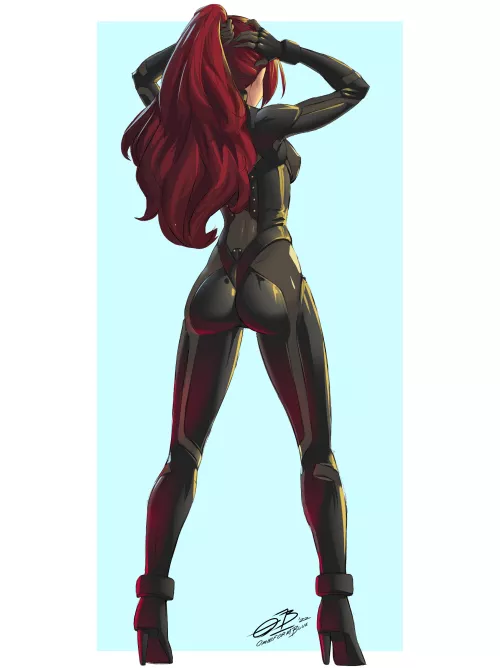Mitsuru Kirijo Latex Booty (OmniformBlue ) [Persona]