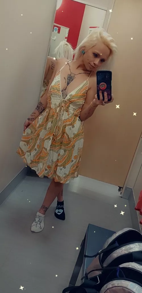 Trying On Dresses