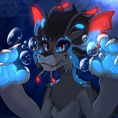 Glowy Paws! 🫧🫧 (@ScarlettWolf24)