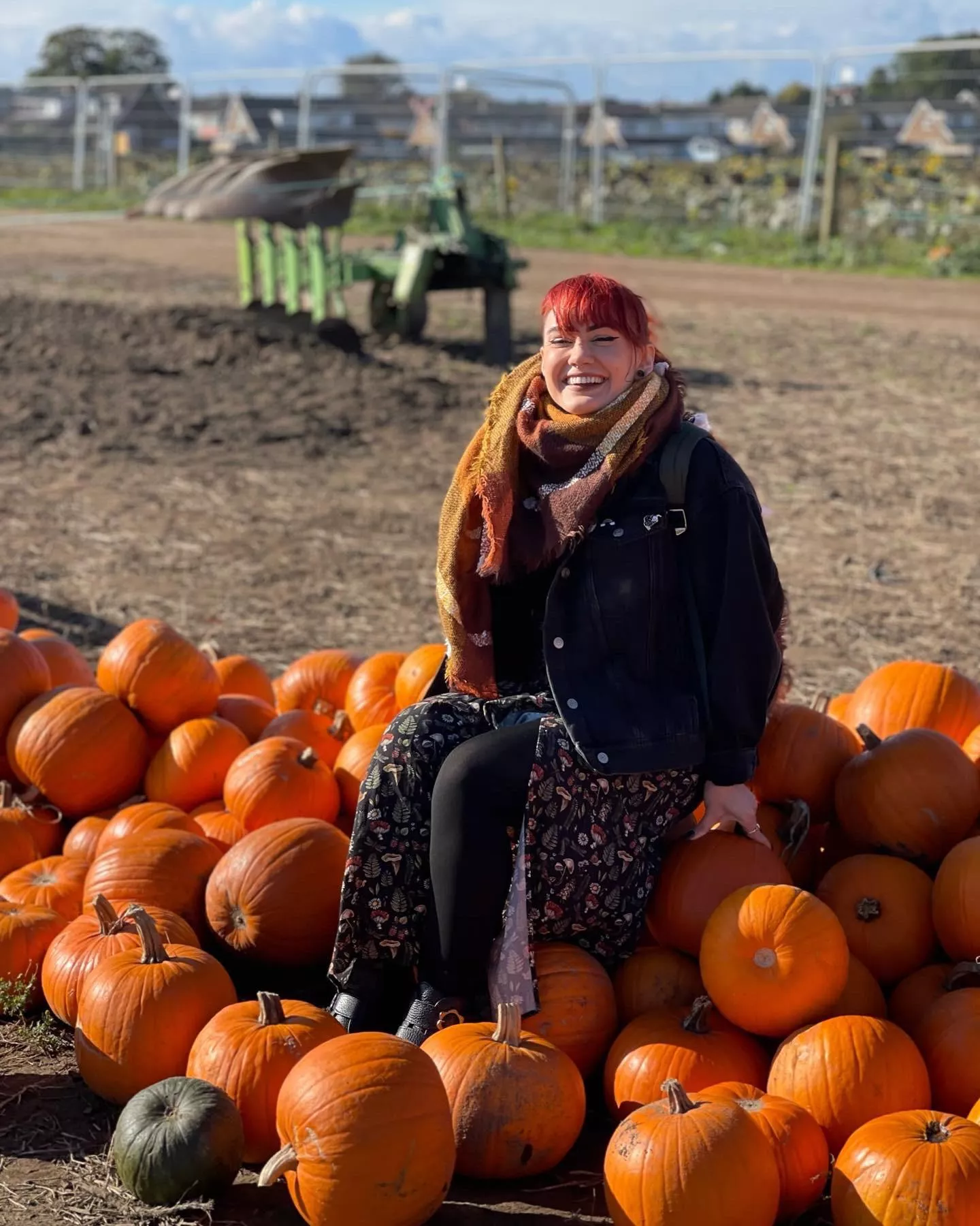 Not my normal post but I went pumpkin picking and it made me so happy 😁