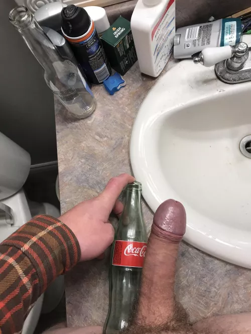 Old fashioned coke bottle