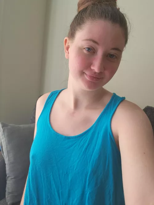 Relaxing on a Sunday is always better when you don't need a bra.