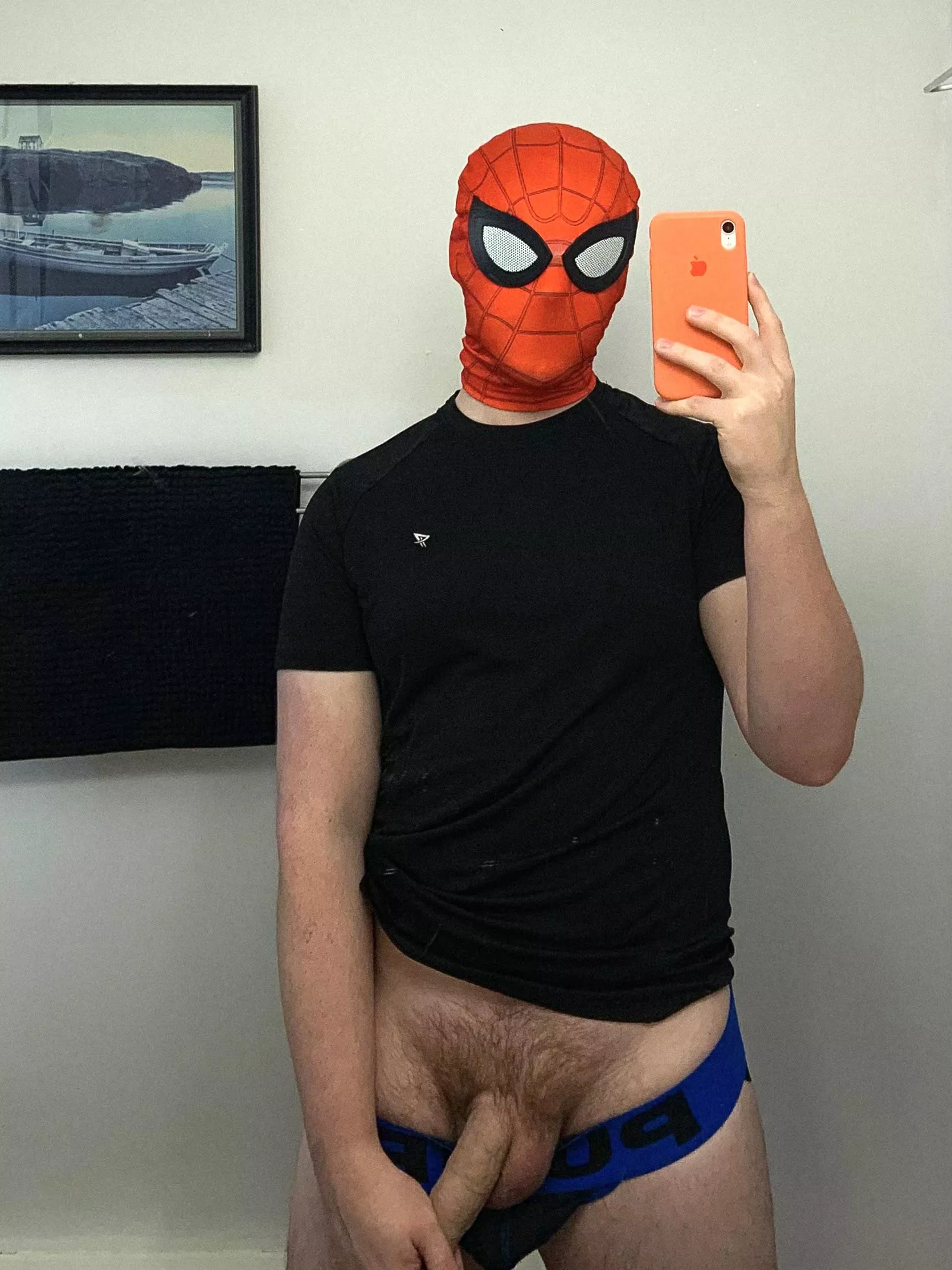 Spider-Man has enhanced stamina, need I say more? 😈🕸️
