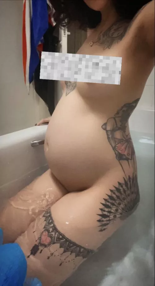 Who wants to rub my pregnant belly?