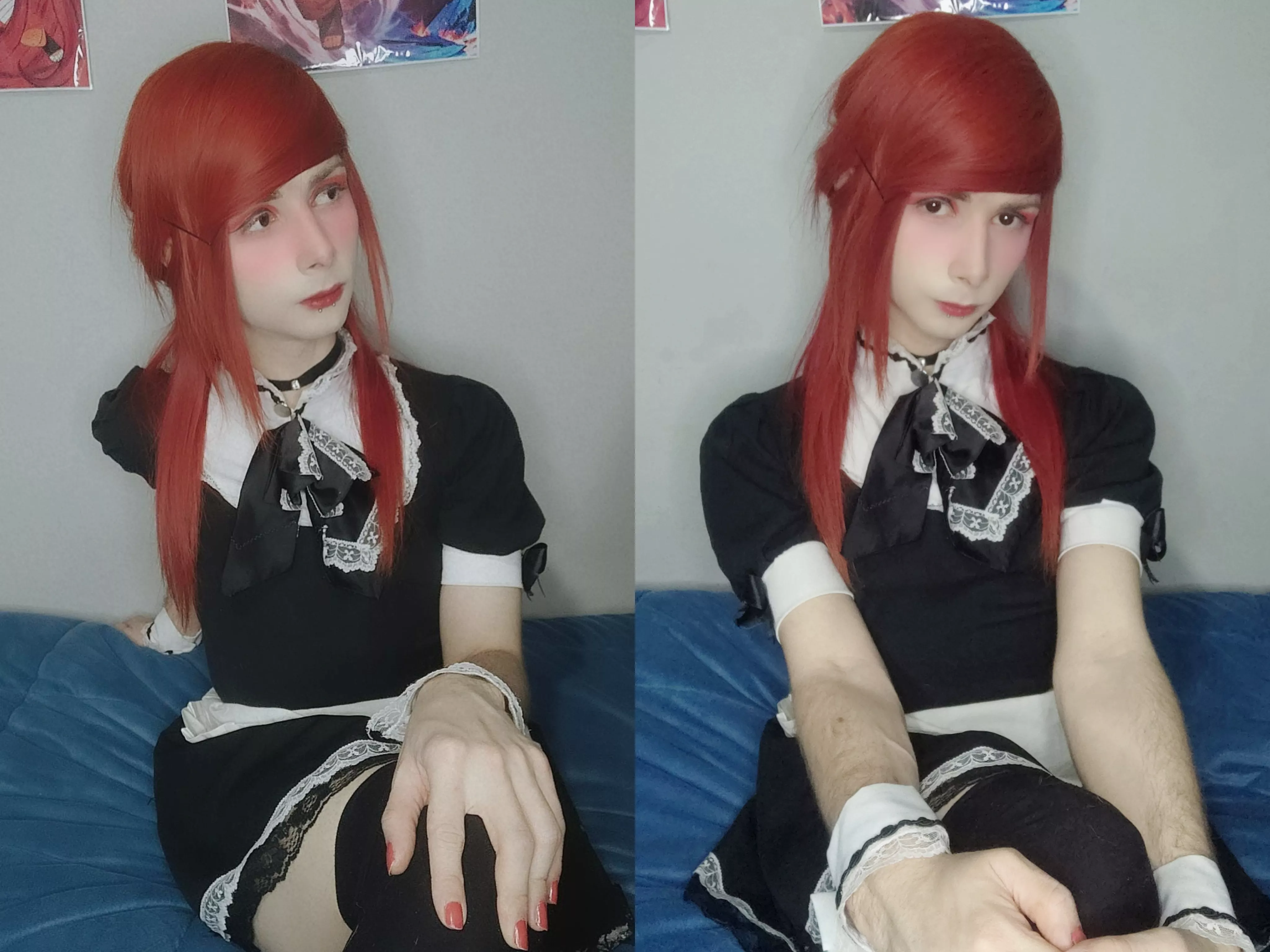 do you like this outfit? I've been invited to participate in a maid coffee, and I'm a little bit insecure 😞 do you like this outfit? I've been invited to participate in a maid coffee, and I'm a little bit insecure 😞