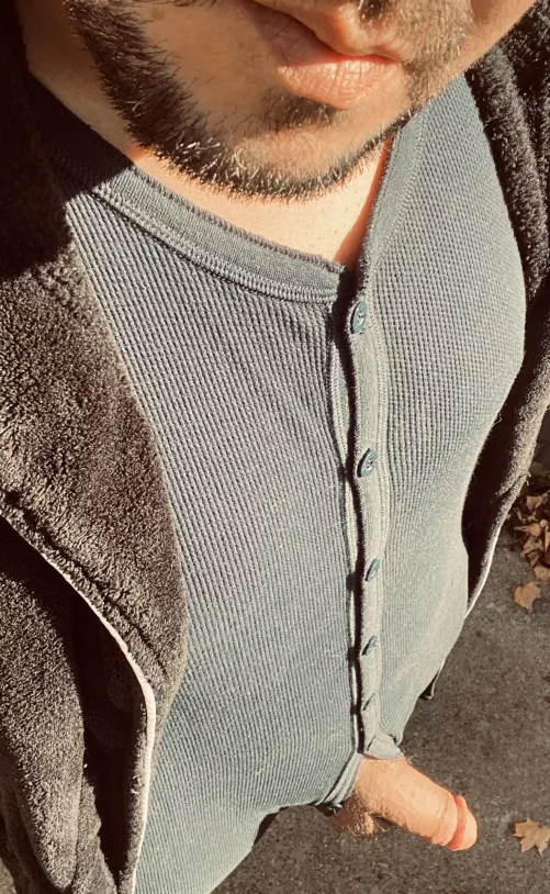 Hey man, I need to show you something out back. 😏