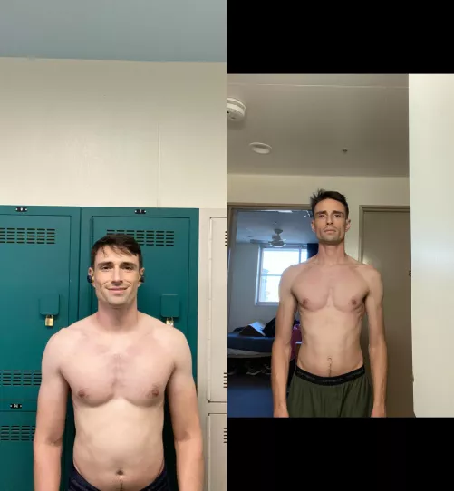 I’ve always had trouble gaining weight. 120-165!