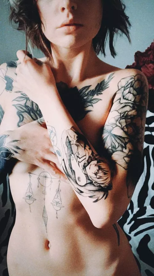 My tummy will look better covered in your cum 😏 [img]