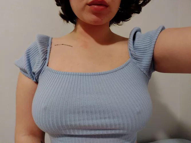 Oh no! You can totally see my pokies in this top!