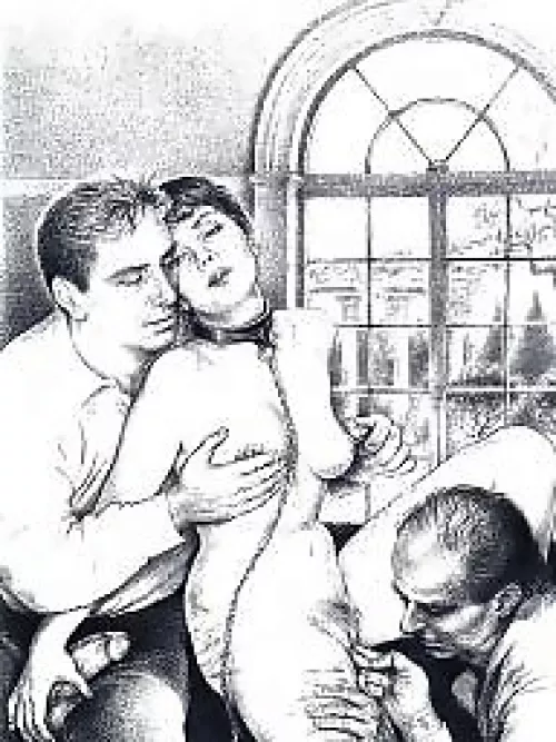 One Woman, two Happy men!