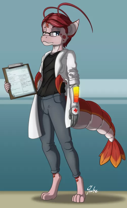 Shrimp OC's are rare, so I made one for me. And he looks perfect.