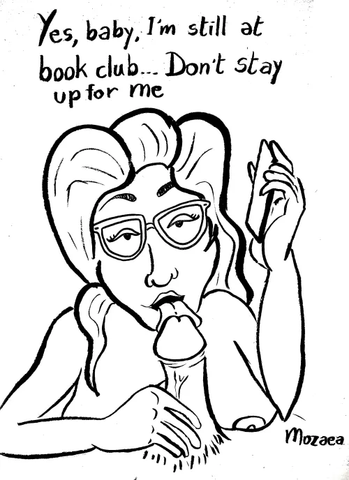 Your wife seems to be reading a lot lately 📚🤓😏